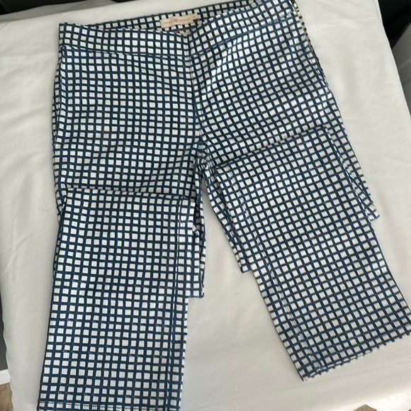 Tory Burch Pants - Tory Burch Plaid Crop
